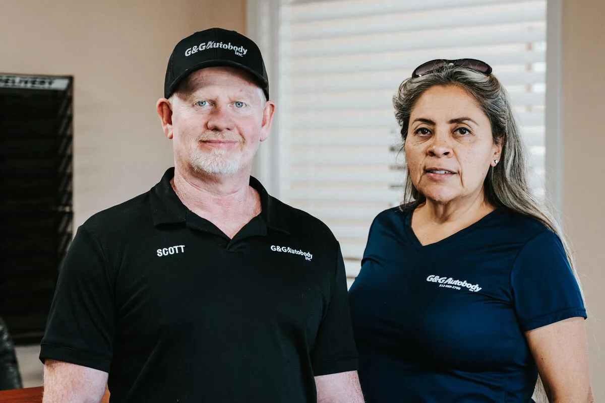 Complete auto body restoration project